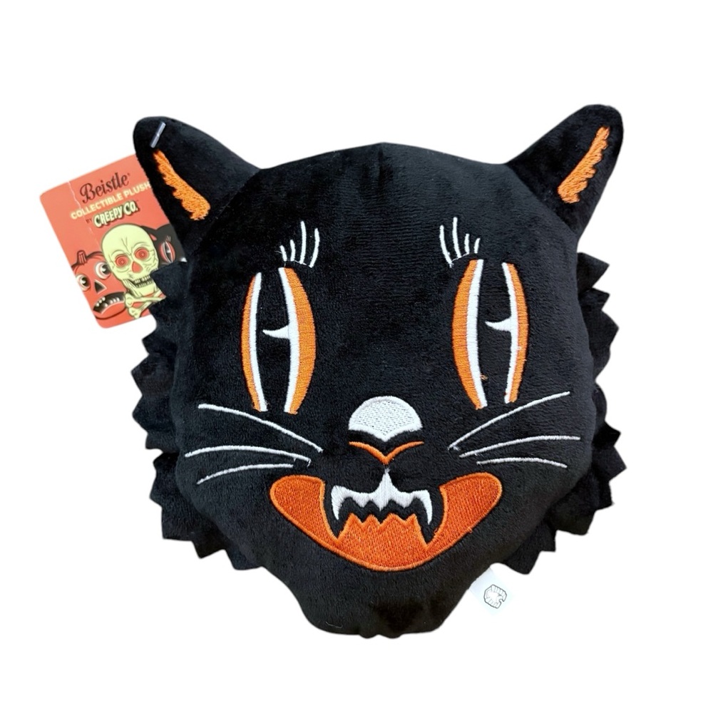 NWT HTF RARE Beistel Halloween Cat Plush